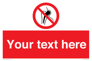 Custom prohibition No metallic implants